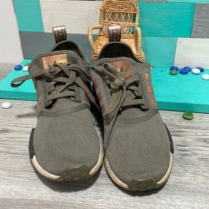 Women  Adidas NMD R1 Grey Size 8.5 Shoes